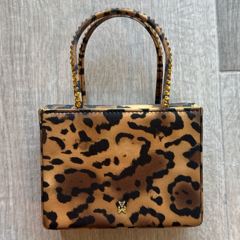 AM Leopard Print Handbag